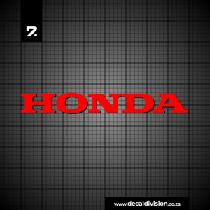 Honda Lettering Sticker